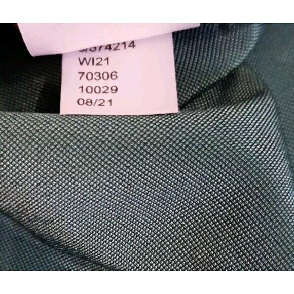 New LOFT Top Women's XL Green Velvet Puff Short Sleeve Holiday Christmas Party - Picture 7 of 8